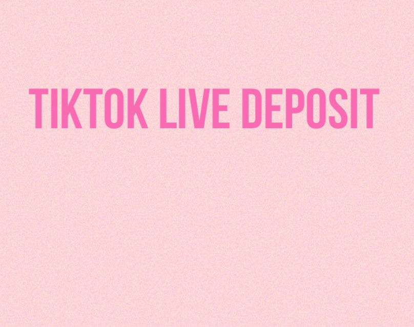 TikTok Live Deposit🩷